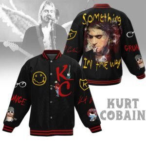 Kurt Cobain New Bomber Baseball Jacket For Fan - bazzada Store