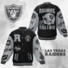 Las Vegas Raiders Nfl New Bomber Baseball Jacket For Fan - bazzada Store