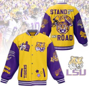 Lsu Tigers Ncaa New Bomber Baseball Jacket For Fan - bazzada Store