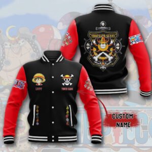 Luffy One Piece New Bomber Baseball Jacket For Fan - bazzada Store
