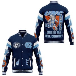 North Carolina Ncaa New Bomber Baseball Jacket For Fan - bazzada Store
