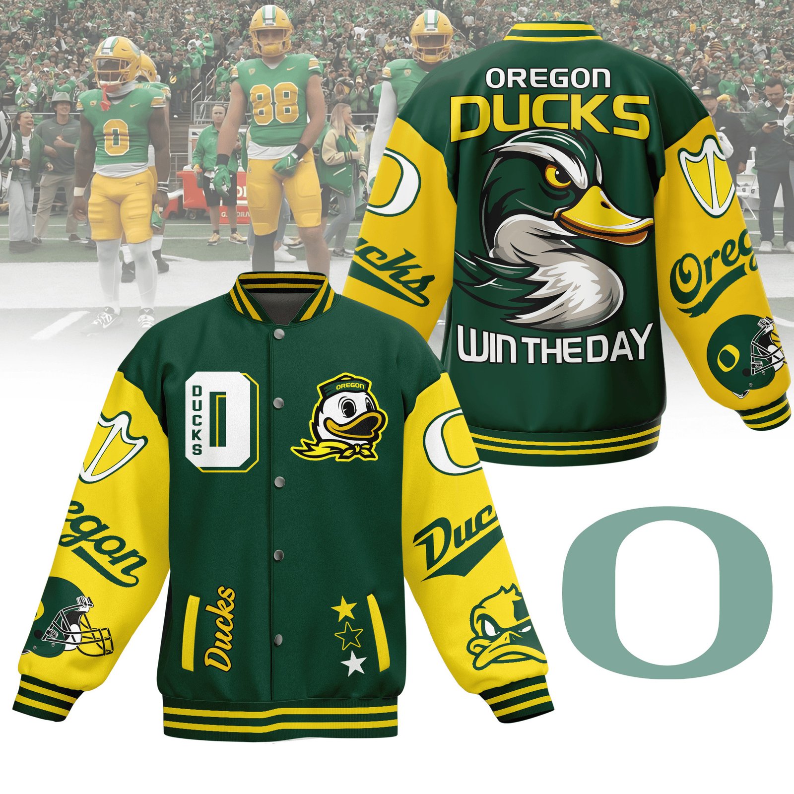 Oregon Ducks Ncaa New Bomber Baseball Jacket For Fan - bazzada Store