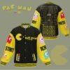 Pac Man New Bomber Baseball Jacket For Fan - bazzada Store