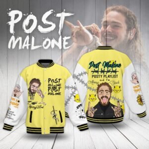 Post Malone New Bomber Baseball Jacket For Fan - bazzada Store