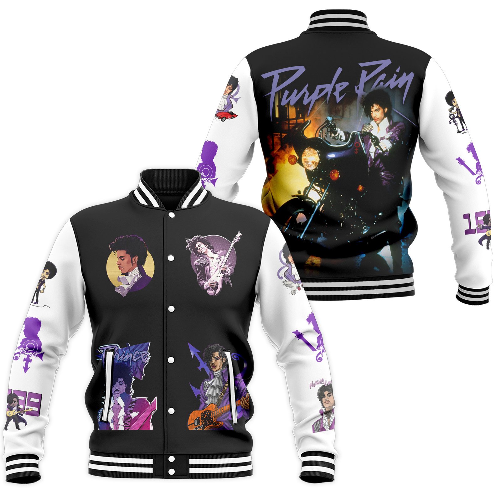 Prince New Bomber Baseball Jacket For Fan - bazzada Store