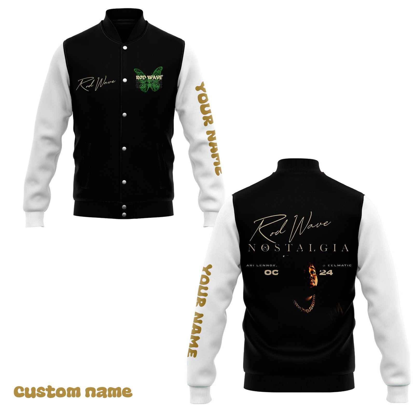 Rod Wave New Bomber Baseball Jacket For Fan - bazzada Store