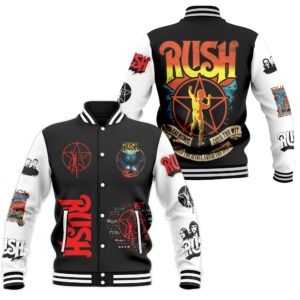 Rush New Bomber Baseball Jacket For Fan - bazzada Store
