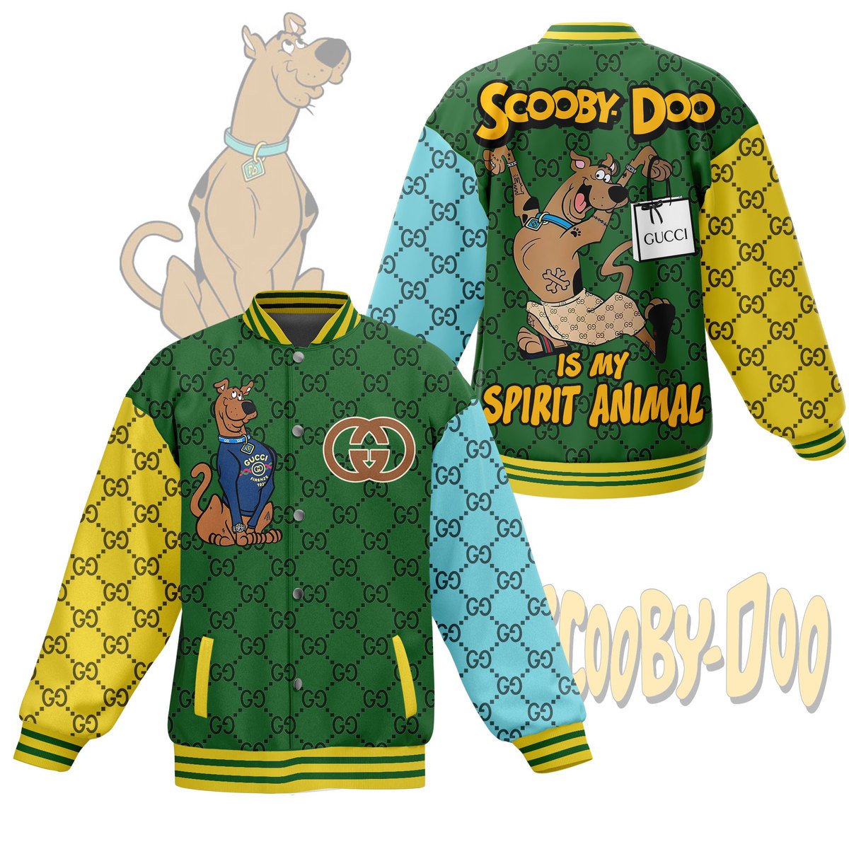 Scooby-Doo New Bomber Baseball Jacket For Fan - bazzada Store