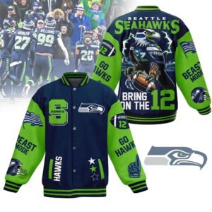 Seattle Seahawks Nfl New Bomber Baseball Jacket For Fan - bazzada Store