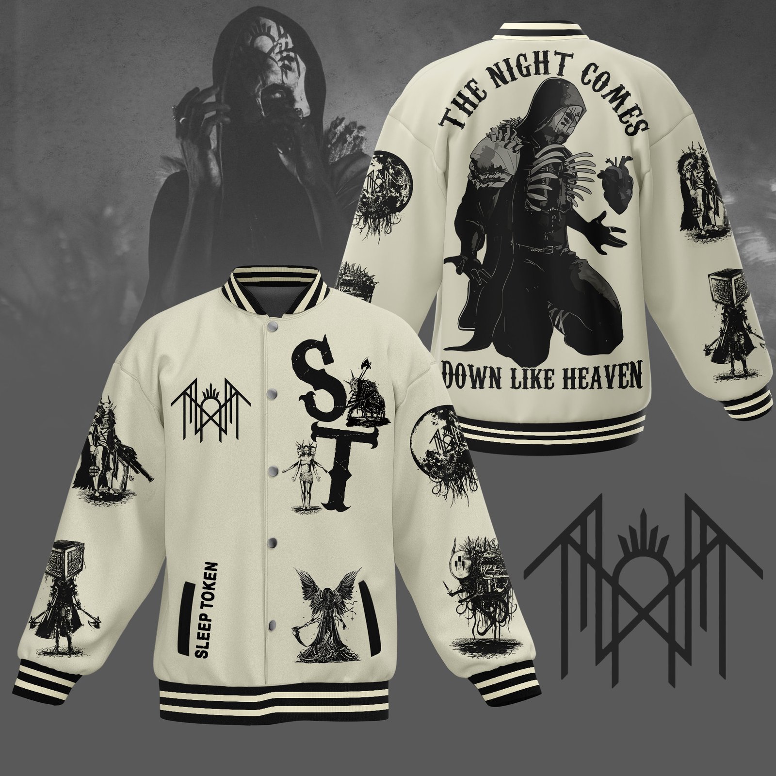 Sleep Token New Bomber Baseball Jacket For Fan - bazzada Store