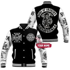 Sons Of Anarchy New Bomber Baseball Jacket For Fan - bazzada Store