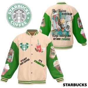 Starbucks New Bomber Baseball Jacket For Fan - bazzada Store
