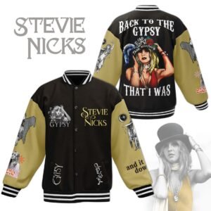 Stevie Nicks New Bomber Baseball Jacket For Fan - bazzada Store