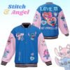 Stitch New Bomber Baseball Jacket For Fan - bazzada Store