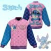 Stitch New Bomber Baseball Jacket For Fan - bazzada Store
