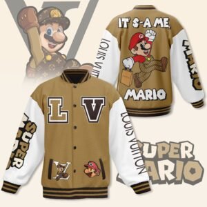 Super Mario New Bomber Baseball Jacket For Fan - bazzada Store