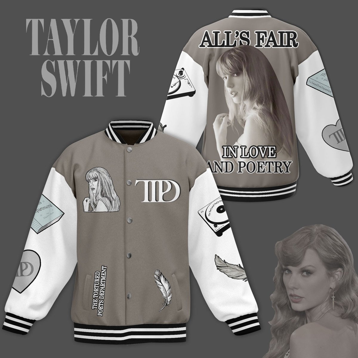 Taylor Swift New Bomber Baseball Jacket For Fan - bazzada Store