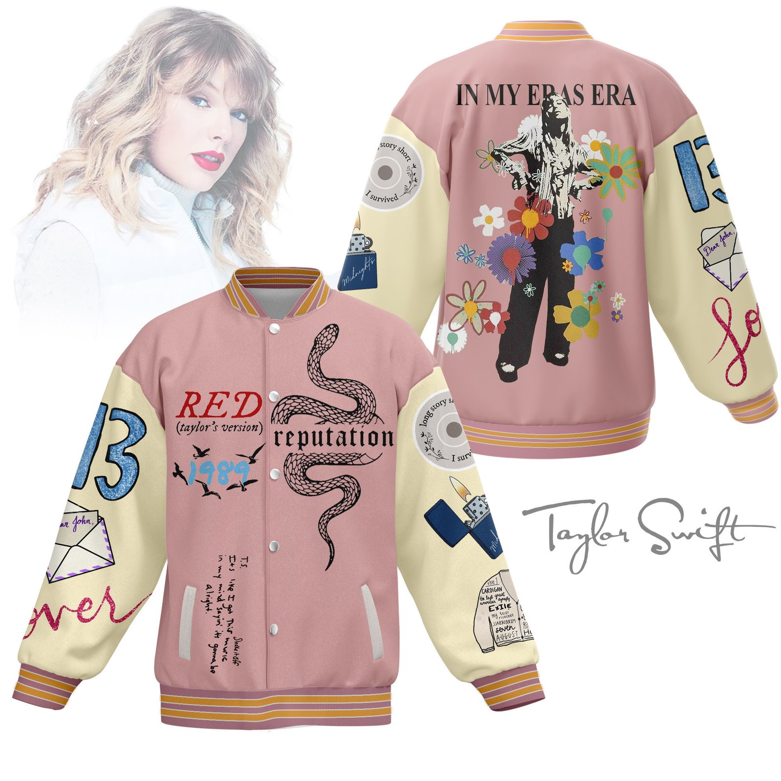 Taylor Swift New Bomber Baseball Jacket For Fan - bazzada Store