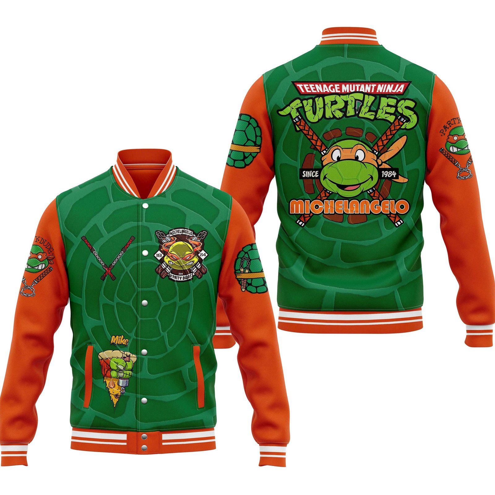 Teenage Mutant Ninja Turtles New Bomber Baseball Jacket For Fan - bazzada Store