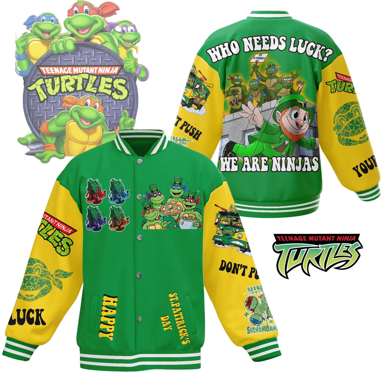 Teenage Mutant Ninja Turtles New Bomber Baseball Jacket For Fan - bazzada Store