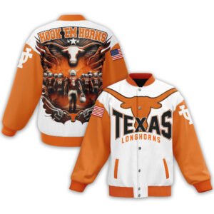 Texas Longhorns Ncaa New Bomber Baseball Jacket For Fan - bazzada Store