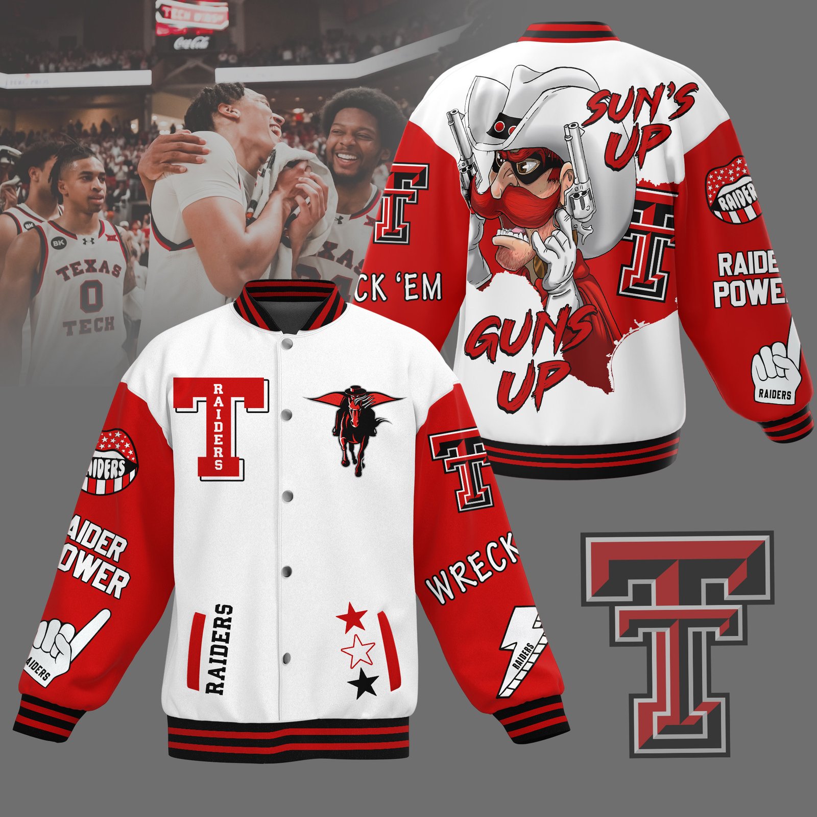 Texas Tech Red Raiders Ncaa New Bomber Baseball Jacket For Fan - bazzada Store