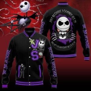 The Nightmare Before Christmas New Bomber Baseball Jacket For Fan - bazzada Store