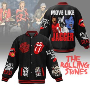 The Rolling Stones New Bomber Baseball Jacket For Fan - bazzada Store