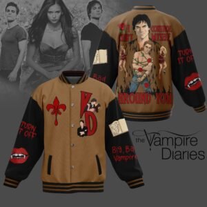 The Vampire Diaries New Bomber Baseball Jacket For Fan - bazzada Store