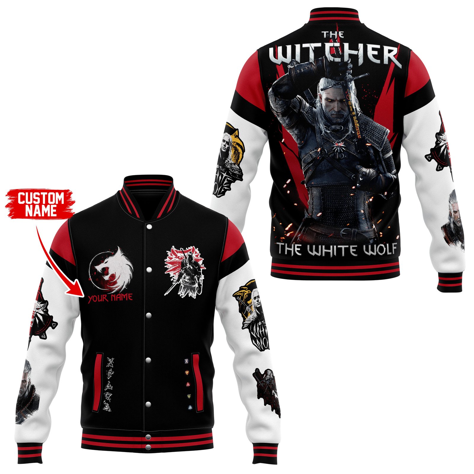 The Witcher New Bomber Baseball Jacket For Fan - bazzada Store