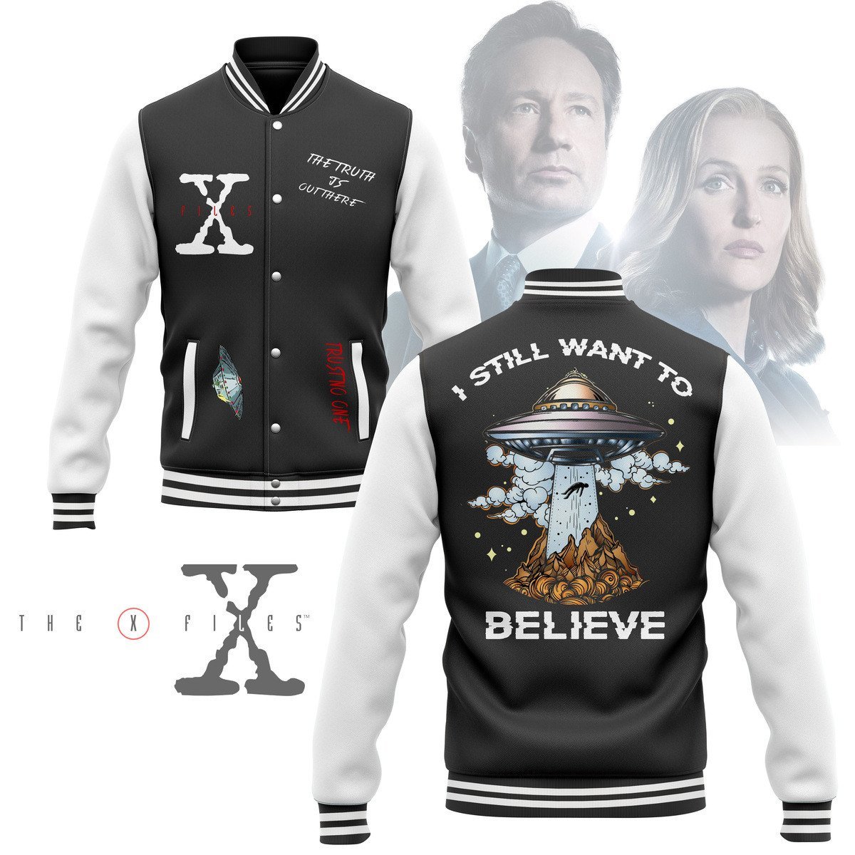 The X Files New Bomber Baseball Jacket For Fan - bazzada Store