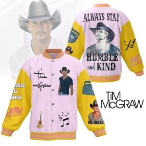 Tim Mcgraw New Bomber Baseball Jacket For Fan - bazzada Store
