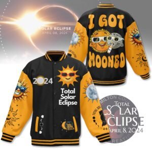 Total Solar Eclipse New Bomber Baseball Jacket For Fan - bazzada Store