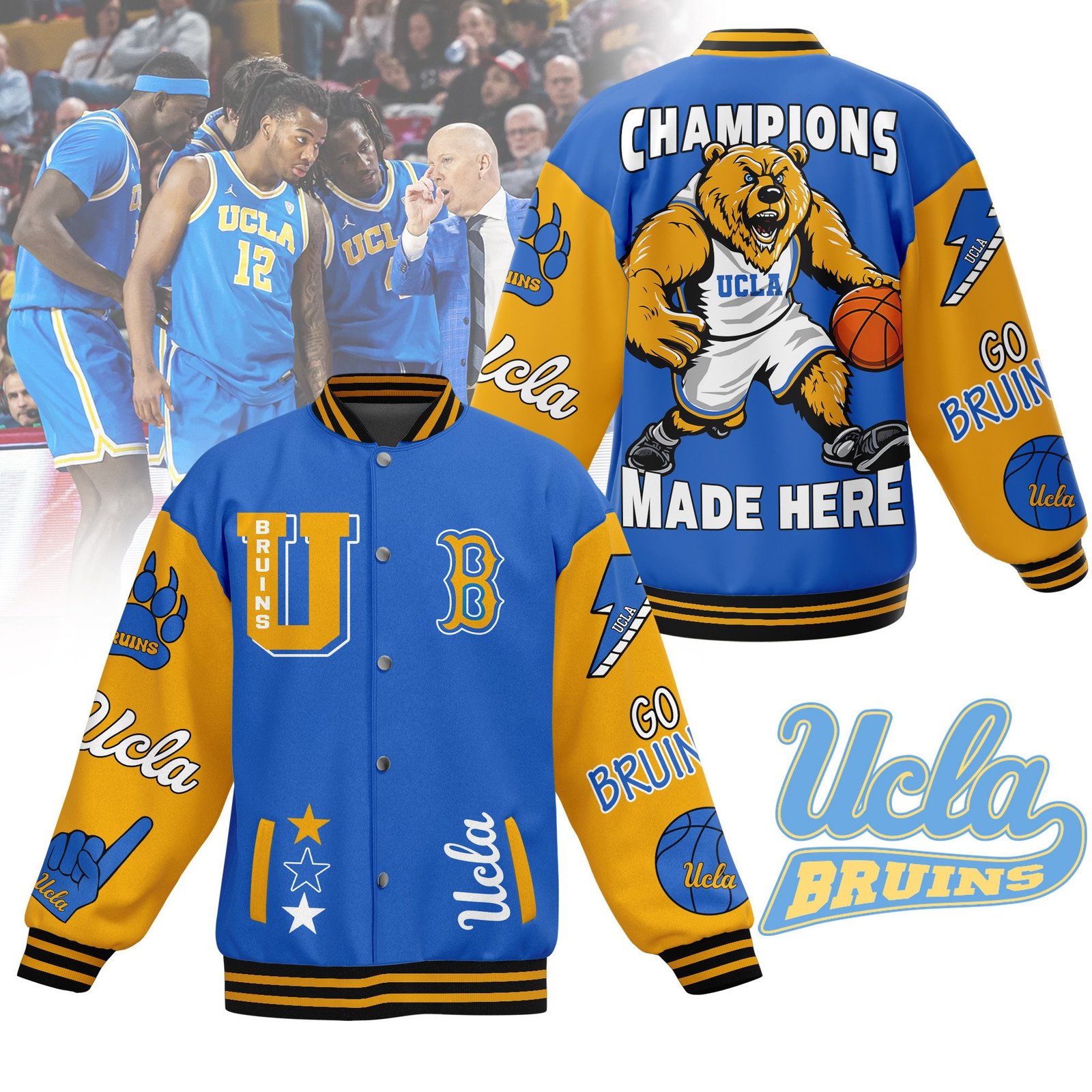 Ucla Bruins Ncaa New Bomber Baseball Jacket For Fan - bazzada Store