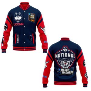 Uconn Huskies Ncaa New Bomber Baseball Jacket For Fan - bazzada Store