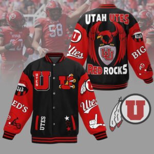 Utah Utes Ncaa New Bomber Baseball Jacket For Fan - bazzada Store