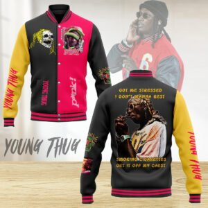 Young Thug New Bomber Baseball Jacket For Fan - bazzada Store