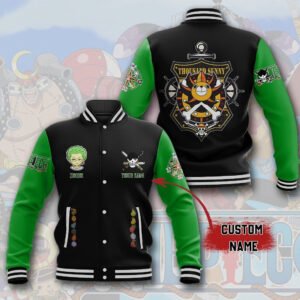 Zoro One Piece New Bomber Baseball Jacket For Fan - bazzada Store