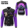 Donatello Tmnt Don Donnie Cosplay Purple Custom Name Baseball Jacket - bazzada Store