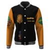 Michelangelo Tmnt Mike Mikey Orange Cosplay Custom Name Baseball Jacket - bazzada Store