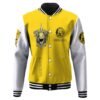 Mighty Morphin Power Ranger Yellow Custom Name Baseball Jacket - bazzada Store