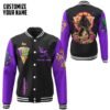 Purple Donatello Tmnt Don Donnie Cosplay Custom Name Baseball Jacket - bazzada Store