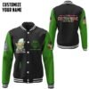 Star Wars Yoda Custom Name Baseball Jacket - bazzada Store