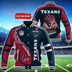 Houston Texans Personalized Baseball Jacket BG13 - bazzada Store