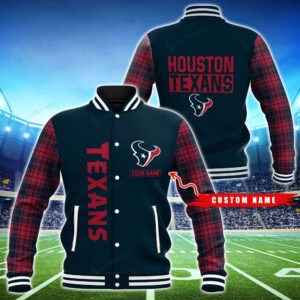 Houston Texans Personalized Baseball Jacket BG45 - bazzada Store