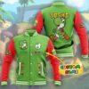 Super Mario Yoshi Custom Name Baseball Jacket - bazzada Store