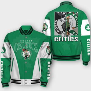 NBA Boston Celtics City Basketball Varsity Jacket, Baseball Jacket - bazzada Store