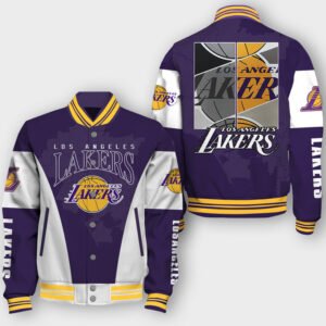 NBA Los Angeles Lakers City Basketball Varsity Jacket, Baseball Jacket - bazzada Store