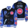 NBA Detroits Pistons National Basketball Association Varsity Jacket, Baseball Jacket V2 - bazzada Store
