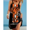 Nfl Cincinnati Bengals Printed Beach Dress For Leisure 37 - bazzada Store